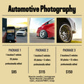 Automotive Photography packages